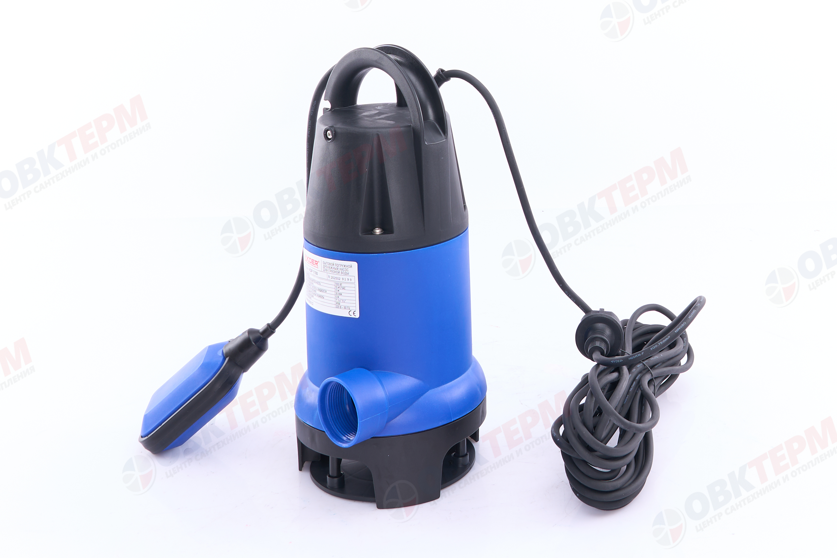 Насос дренажный  KDP 1100  KOER (1,1кВт/250л.м./11м.) - Изображение №2