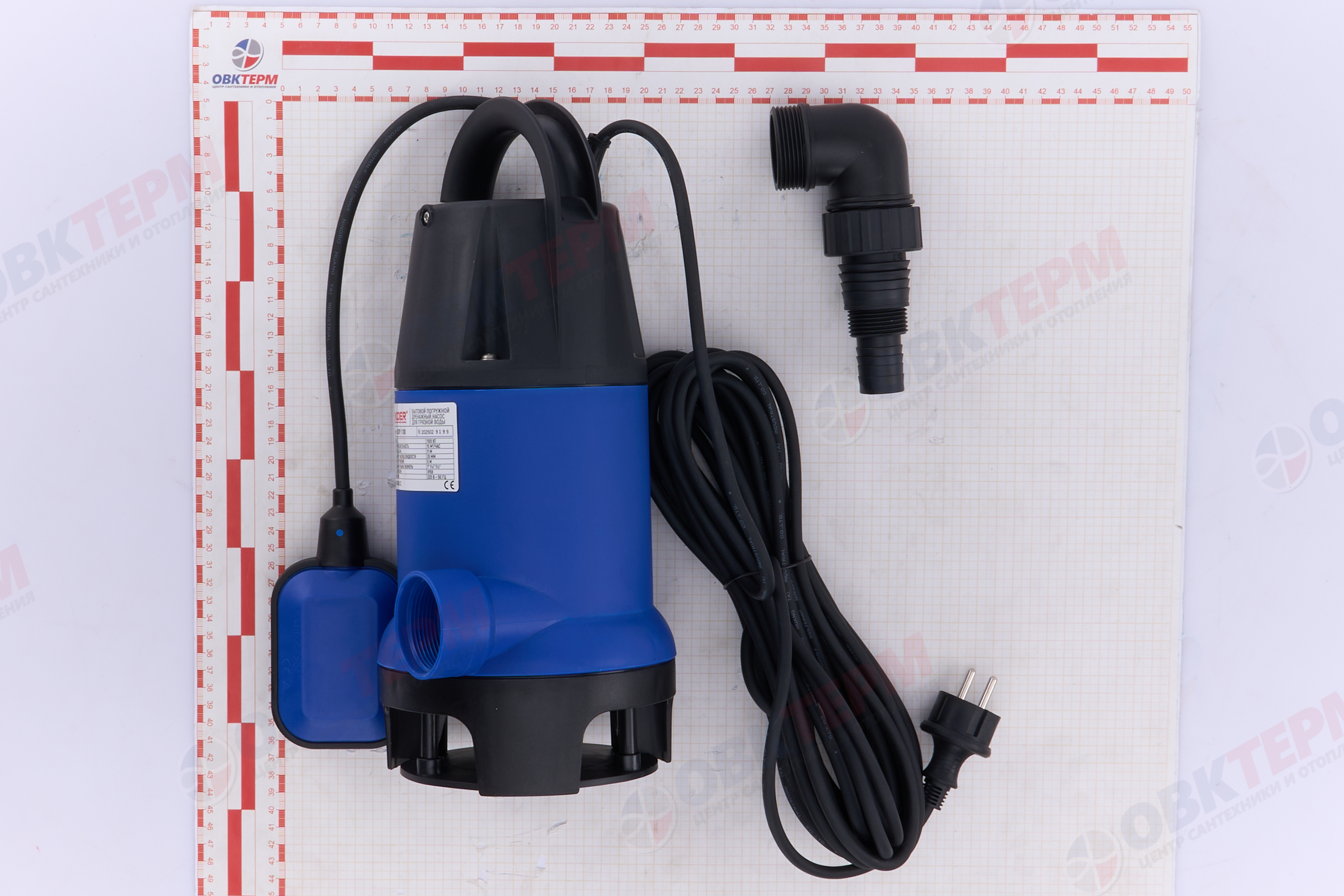 Насос дренажный  KDP 1100  KOER (1,1кВт/250л.м./11м.) - миниатюра №6