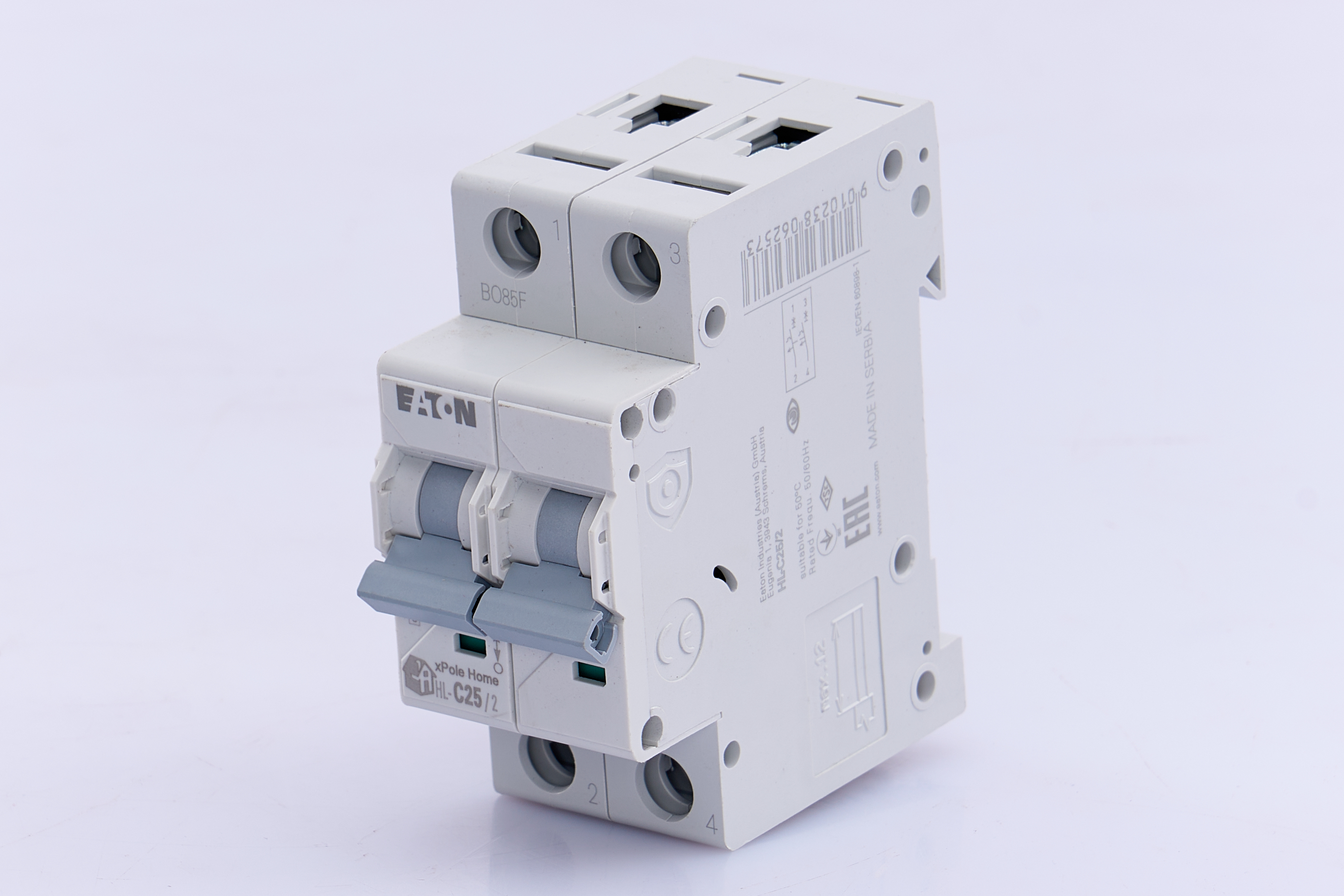 Выключатель автоматический 2п C 25A HL EATON (6шт/уп) - Изображение №2