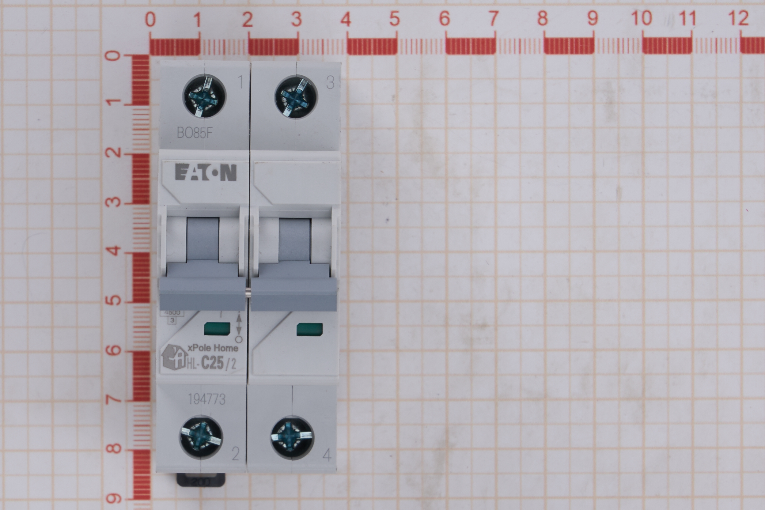 Выключатель автоматический 2п C 25A HL EATON (6шт/уп) - миниатюра №8