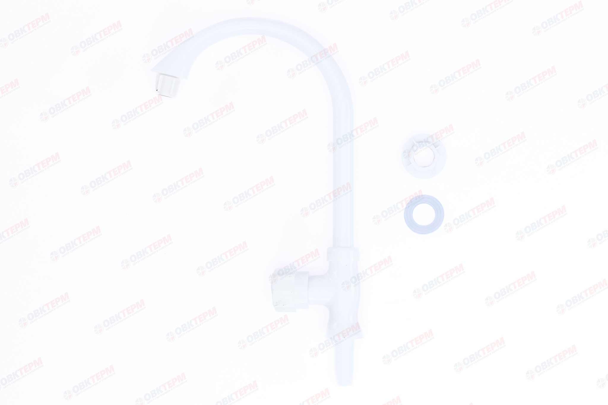 Смеситель моно для холодной воды PLAMIX Mono-004 White /ABS-пластик(без подводки) (70 шт/ящ) - миниатюра №7