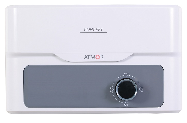 Проточник  Ariston ATMOR CONCEPT 3.5 KW COMBI душ + кран (ш289*в186*г109) - Изображение №1