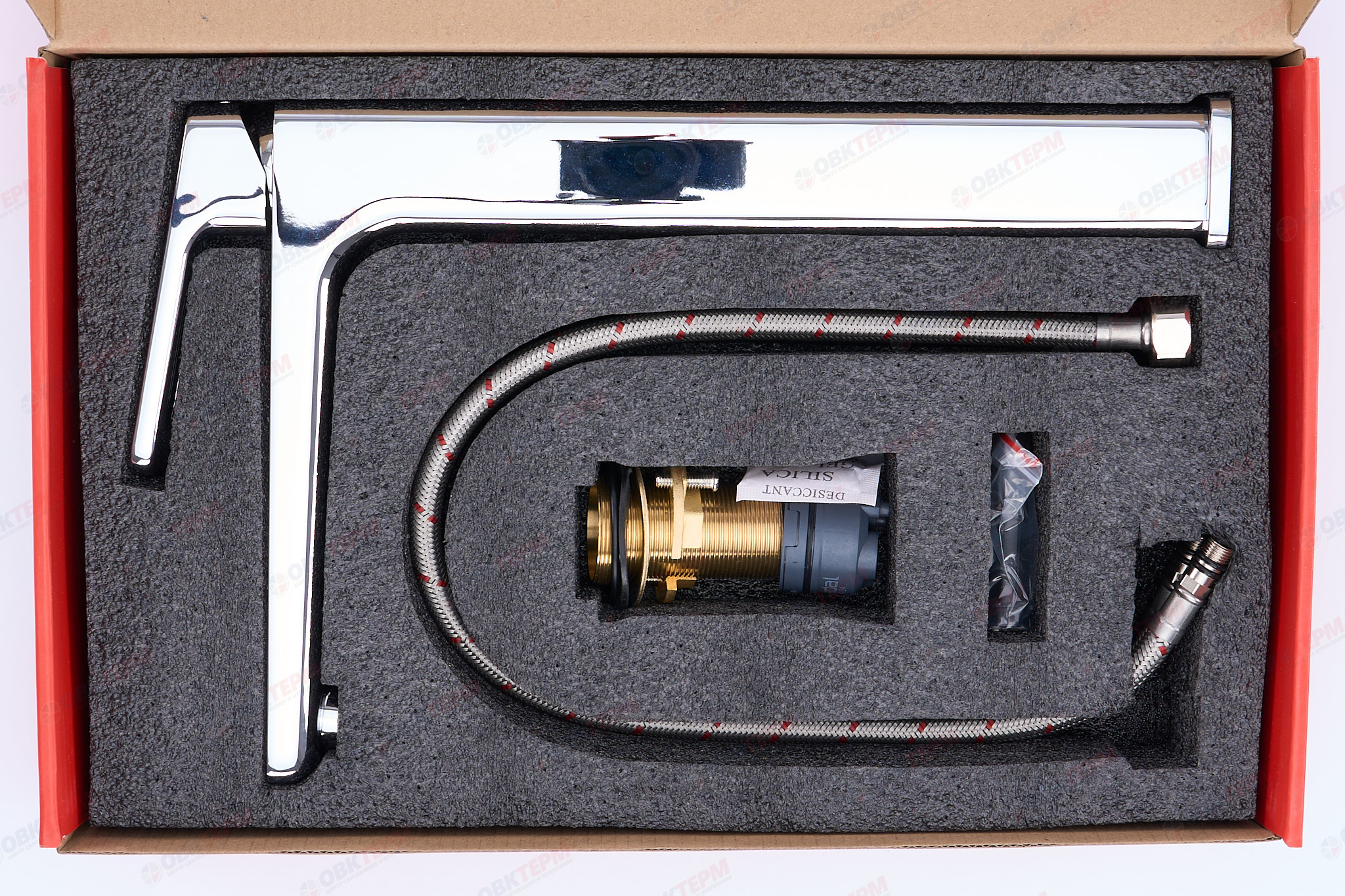 Смеситель д/умывальника KOER KB-10031-01 (Цвет хром) (8шт/ящ) - Изображение №5