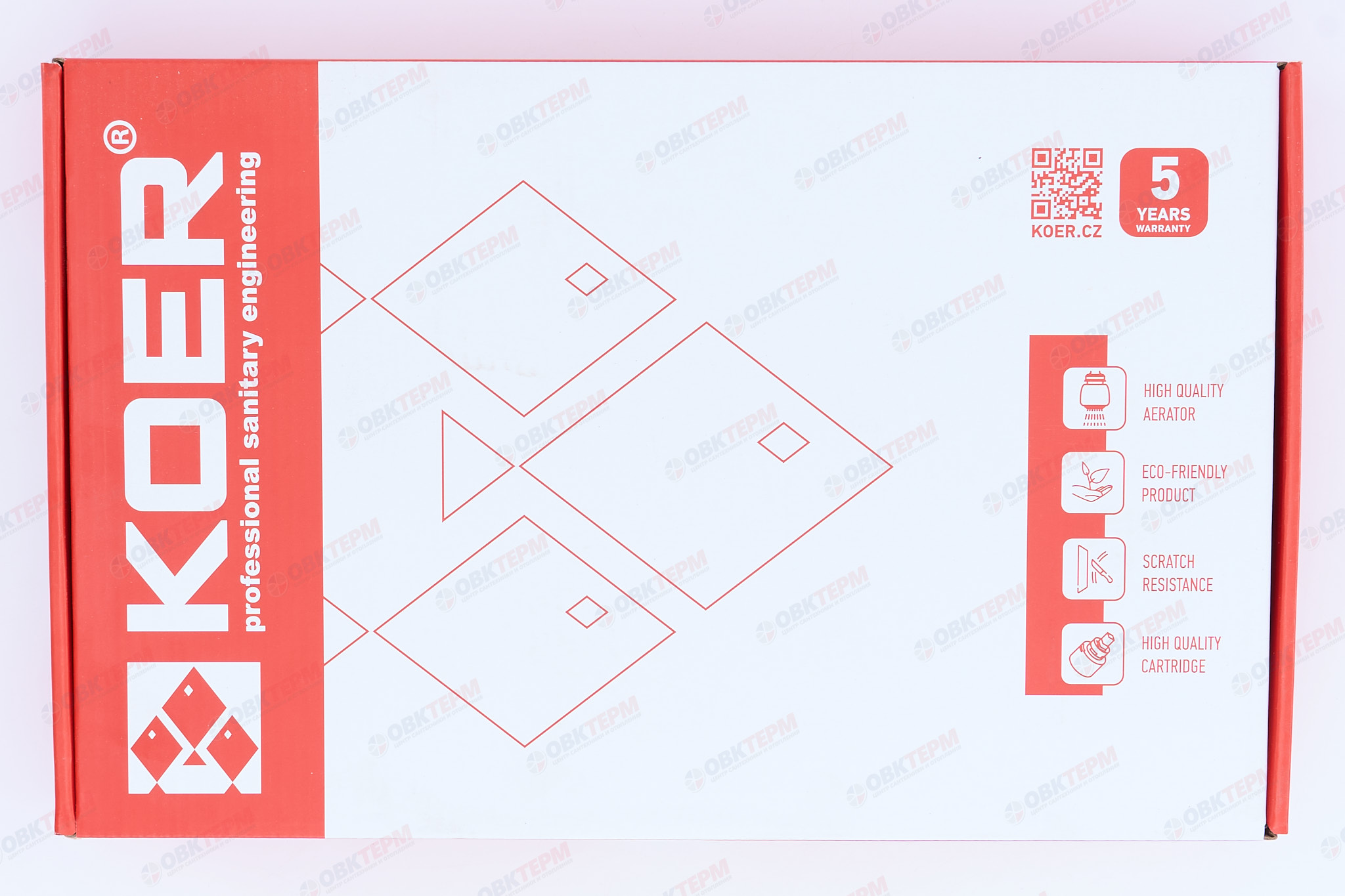 Смеситель д/умывальника KOER KB-10031-01 (Цвет хром) (8шт/ящ) - миниатюра №6