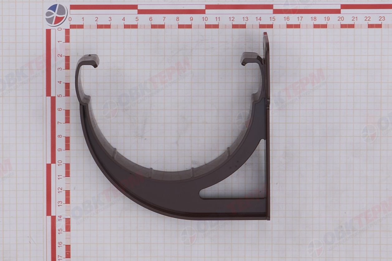 Кронштейн желоба slider Дизайн 135 ПВХ Grand Line шоколадный (RAL 8017) (уп.70шт) - миниатюра №7