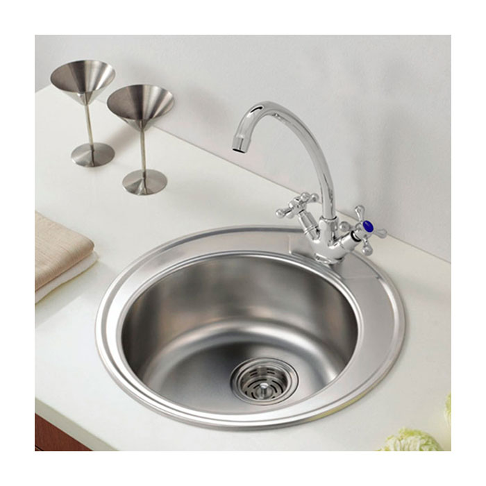 ZERIX мойка Z490-06-170MD (micro decor) ВРЕЗНАЯ /сифон (10шт/ящ) - Изображение №3
