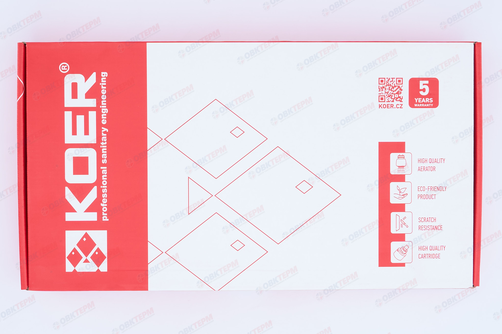 Смеситель д/кухни под ФИЛЬТР KOER KB-72002-01 (Цвет хром+силик.излив серый) (8шт/ящ) - миниатюра №7