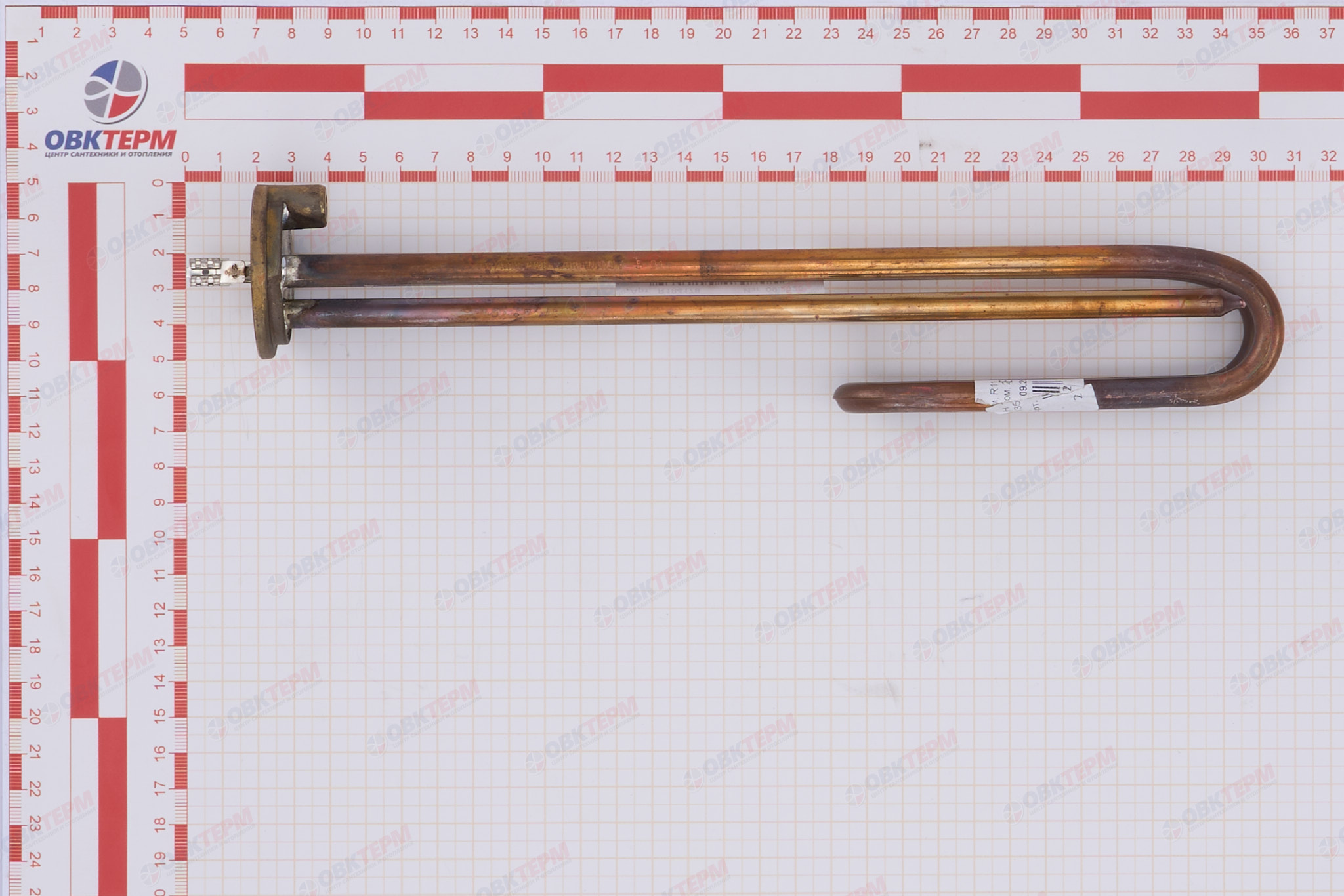 Нагревательный элемент тип RCF 2,5 кВт М6 L315мм D48мм Ariston,Atlantic,Thermex - миниатюра №7