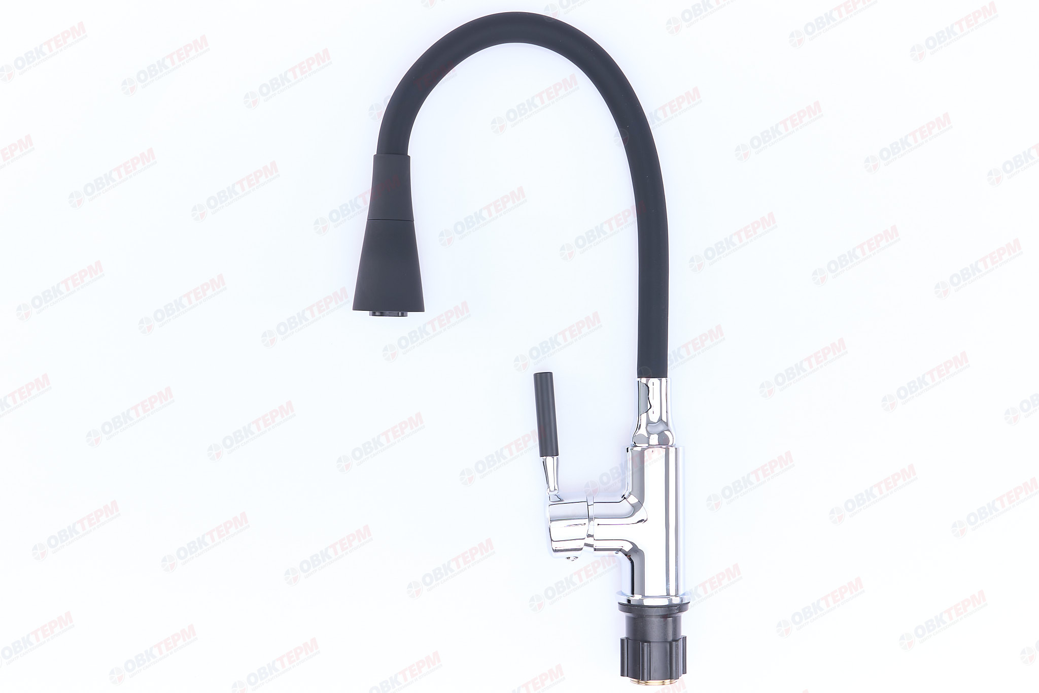 Смеситель д/кухни REFLECTOR ZERIX ATRIUM-011 LR4199-2 (черный+хром) (10 шт/ящ) - миниатюра №3