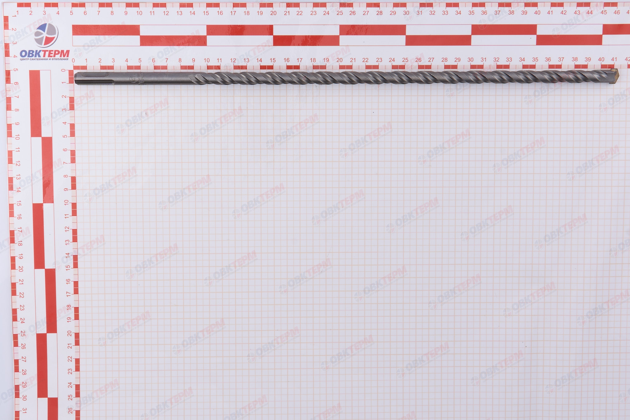 Бур по бетону SDS+ 12*410 мм с двойной спиралью InWork - миниатюра №6