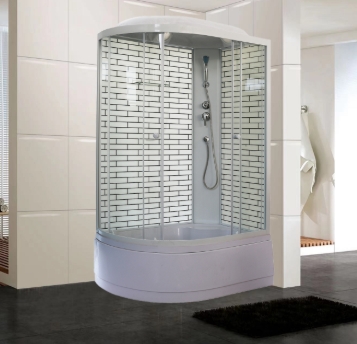 Душевая кабина ODA-5006 L P 120*80*215 (прозрачное стекло 4мм,глубокий поддон) - Изображение №1