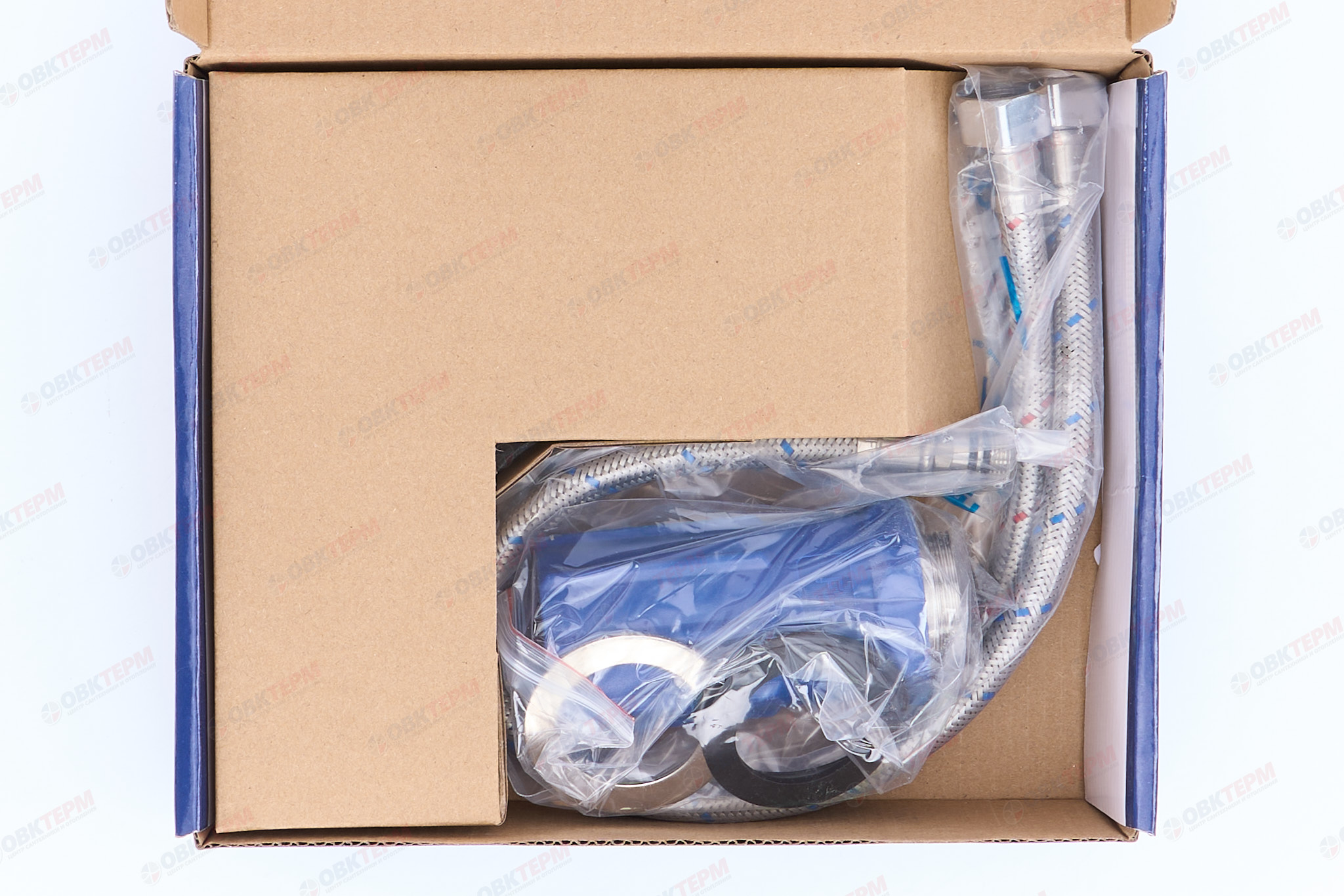 Смеситель д/умывальника FRAР F1062-9 оружейная сталь(Ø35, аэратор М24*1, на гайке) - миниатюра №6