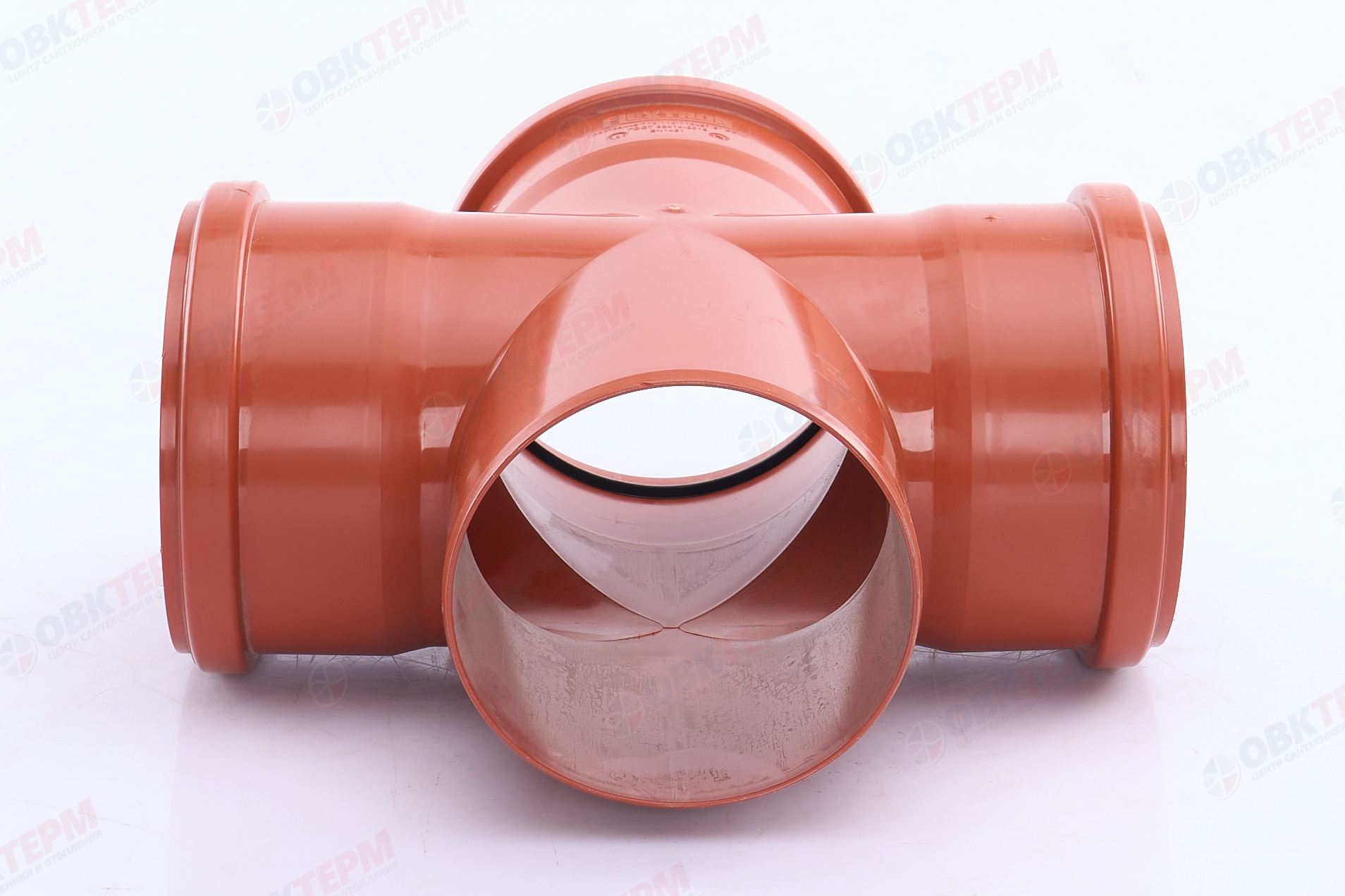 Крестовина  110 * 110 * 110*  90*  (рыжая)  FLEXTRON    (1шт/8упак) - миниатюра №6