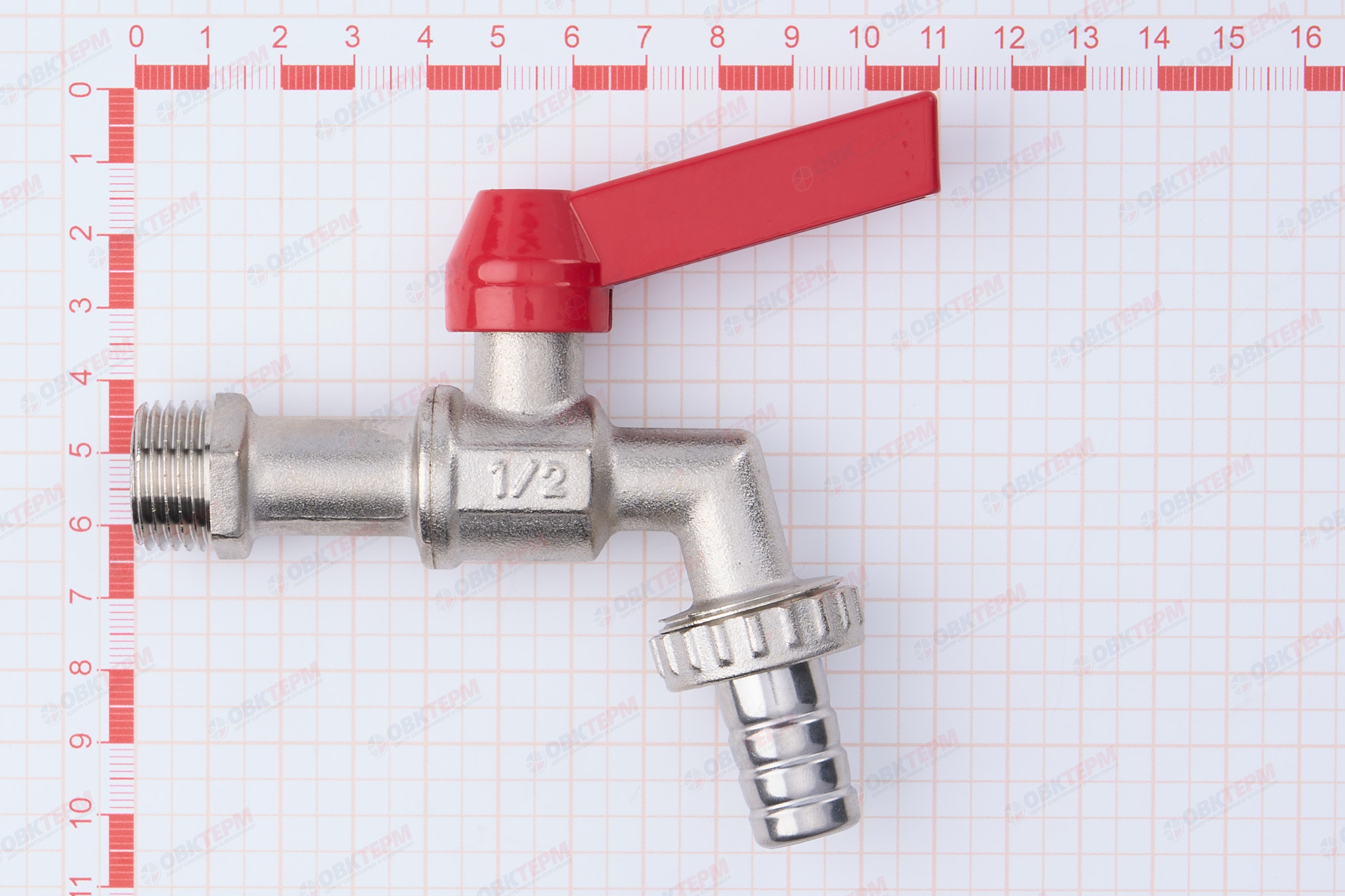 Кран  поливочный 1/2" EUROPRODUCT    (96 шт) - миниатюра №6