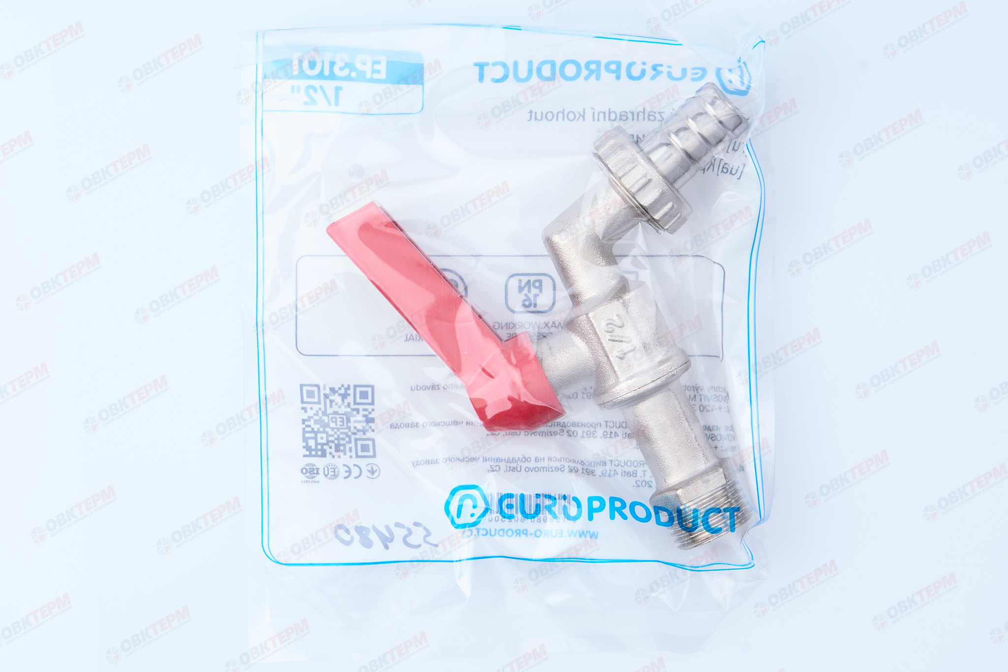 Кран  поливочный 1/2" EUROPRODUCT    (96 шт) - миниатюра №7