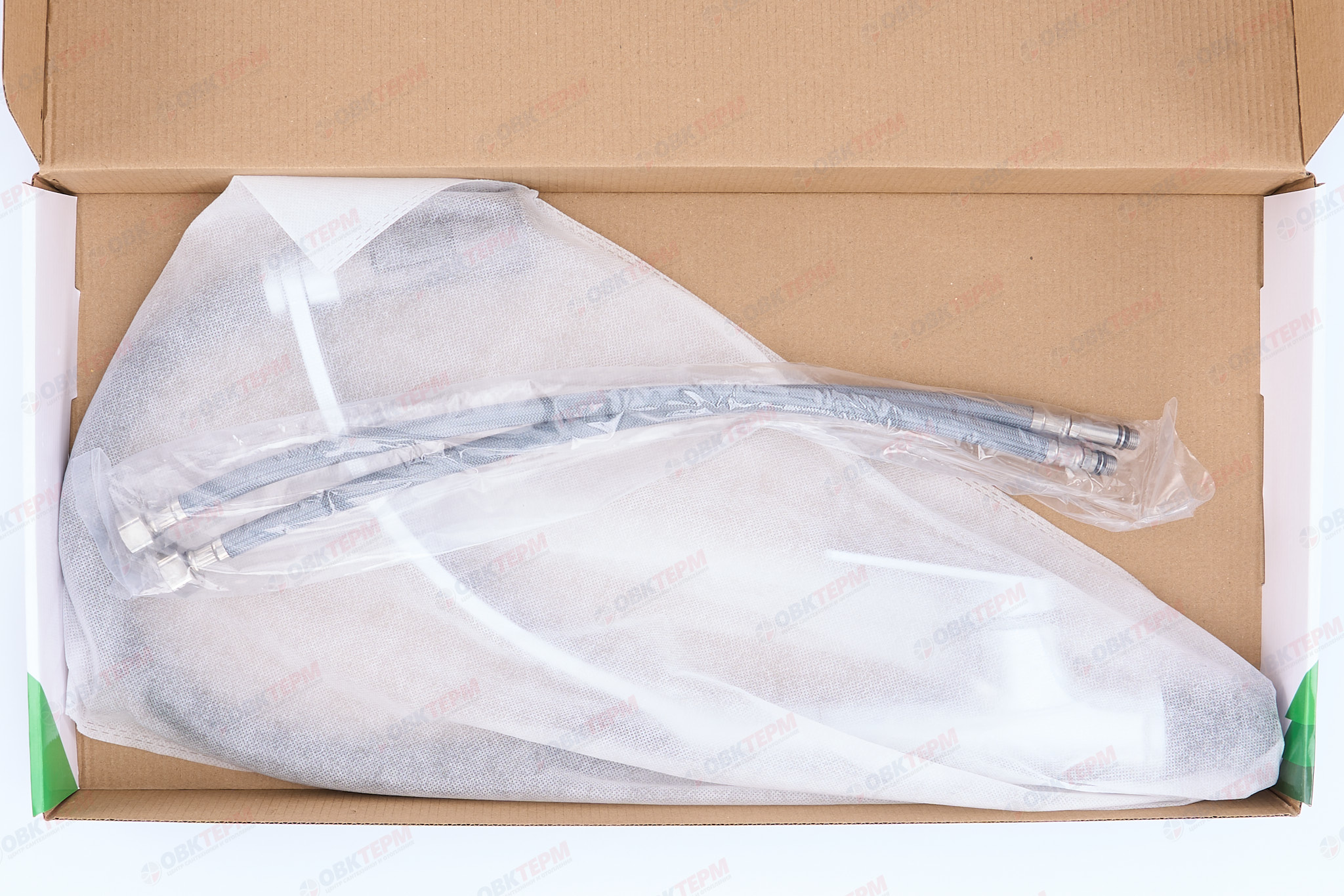 Смеситель д/кухни PLAMIX LUCAS-017 SET CHROME REFL.GREY /гайка /35мм /с подводкой (16шт/ящ) - Изображение №5