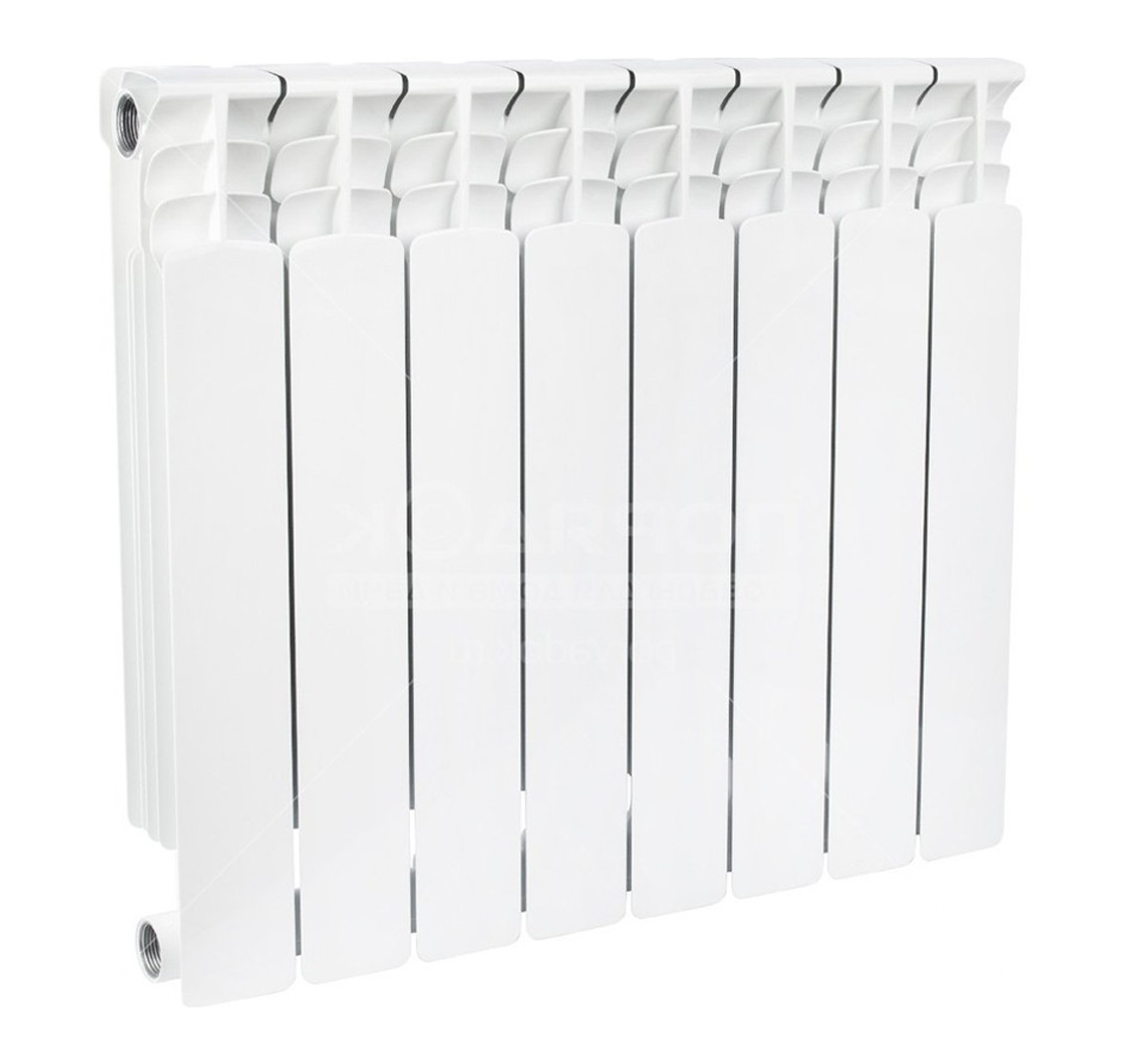 Биметалл радиатор 500/100  KOER  (сборка  8 секций, 152 Вт, 1,50 кг) - Изображение №1