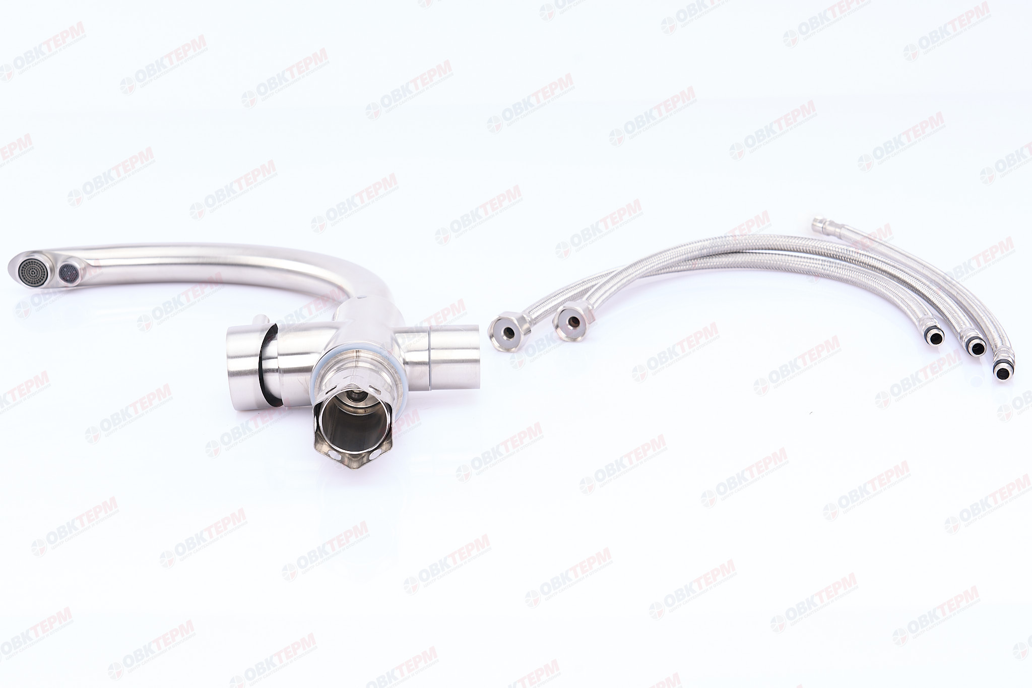 Смеситель д/кухни под ФИЛЬТР CHAMPION SUS-021 нерж/сталь (10 шт/ящ) - Изображение №4