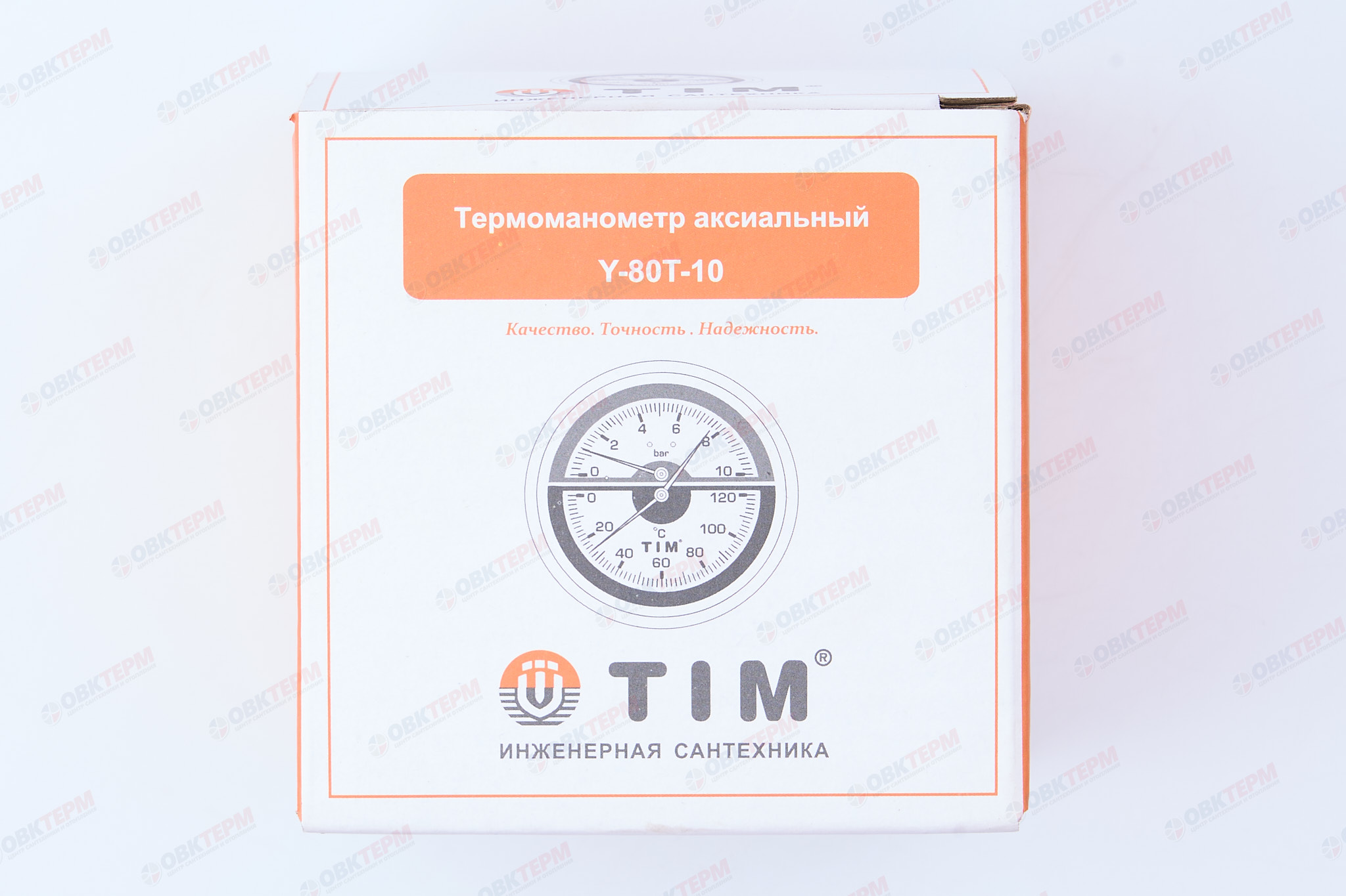 Термоманометр     10 bar заднее подключение TIM   (1шт/60ящ) - Изображение №5