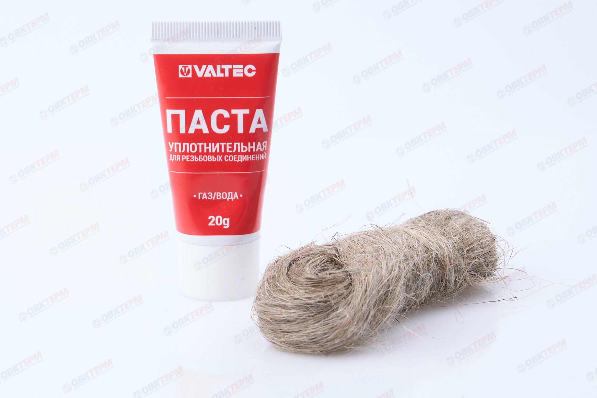 Комплект монтажный  Valtec  №1 (паста 20г+лен)  (200/1 шт) - Изображение №1