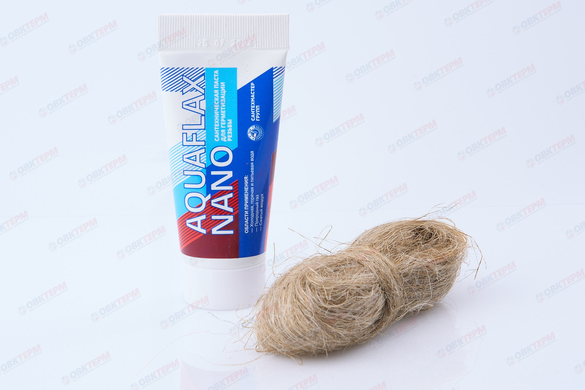 Паста сантехническая Aquaflax nano, 30 г. + 15 г.лён - Изображение №2
