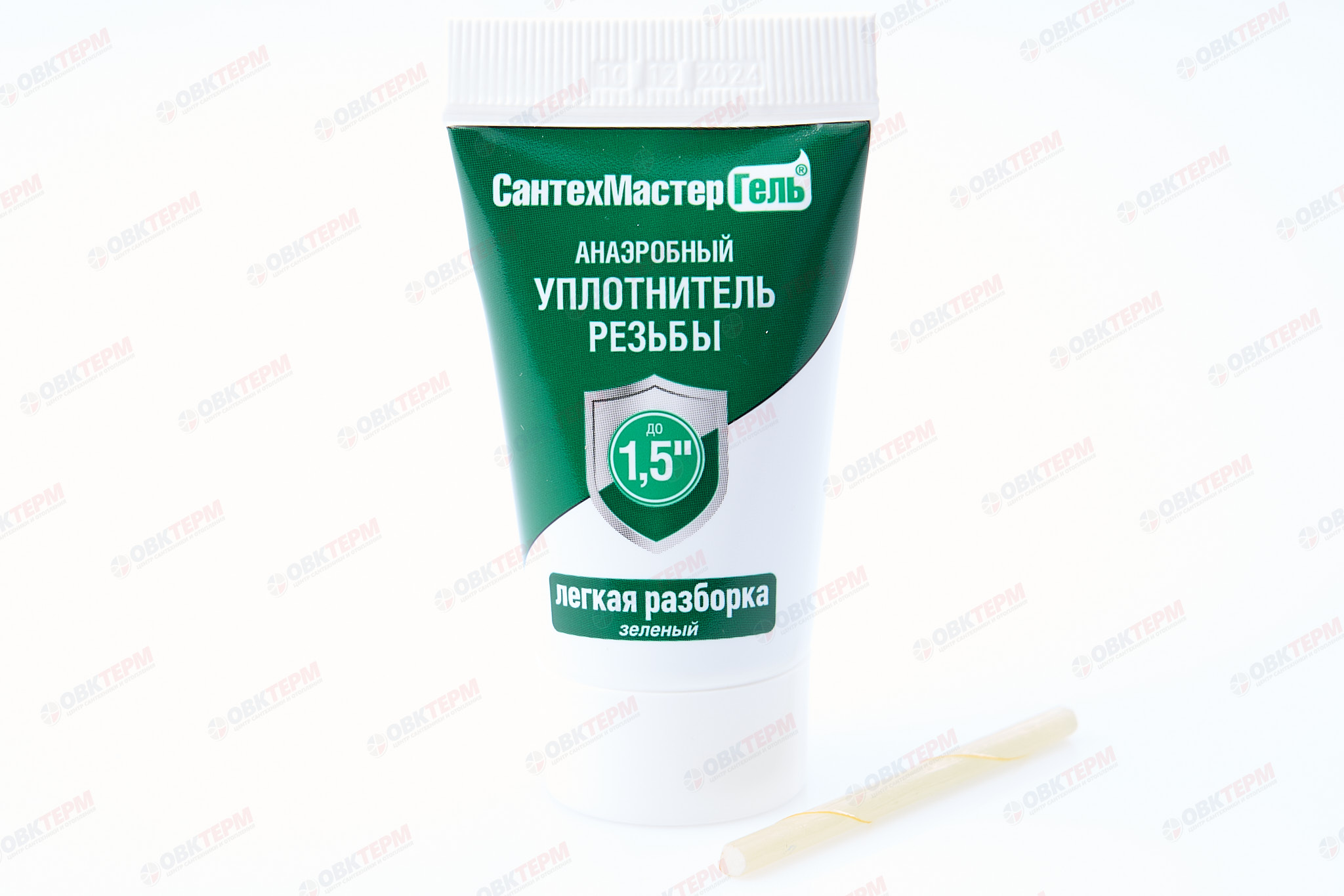 СантехмастерГель Зеленый, тюбик 15г, блистер - Изображение №1