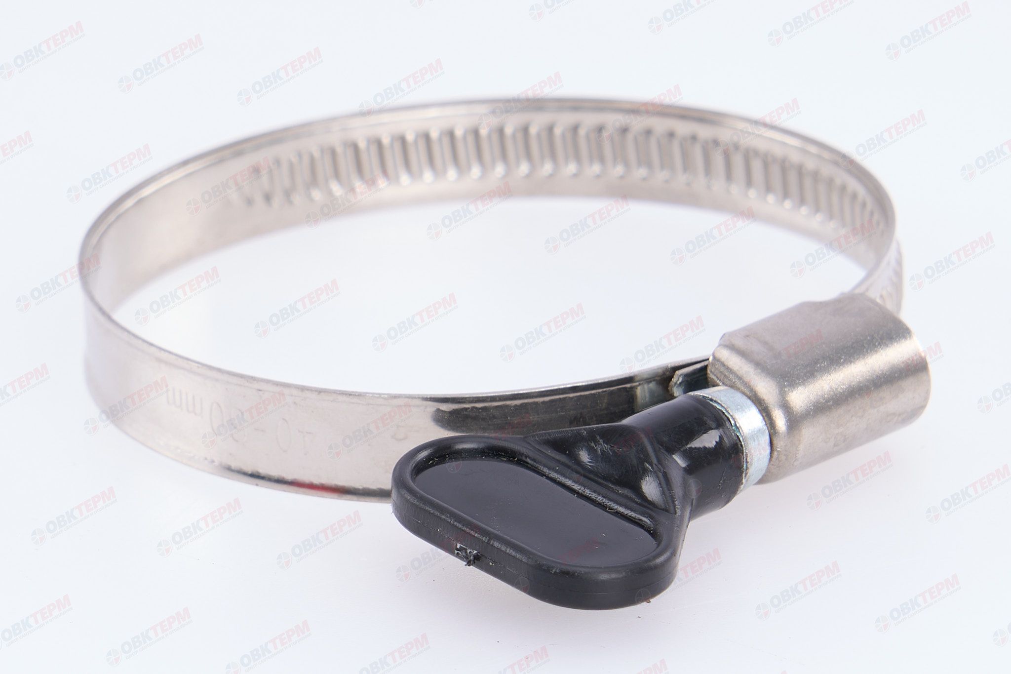 Хомут   с ручкой  2" (40-60)   (50шт/400ящ) - Изображение №1