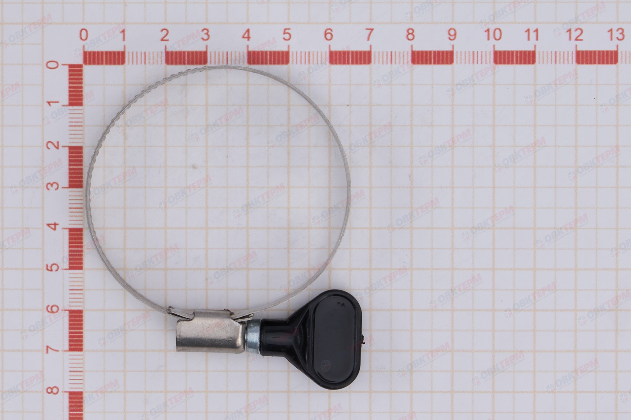 Хомут   с ручкой  2" (40-60)   (50шт/400ящ) - Изображение №5