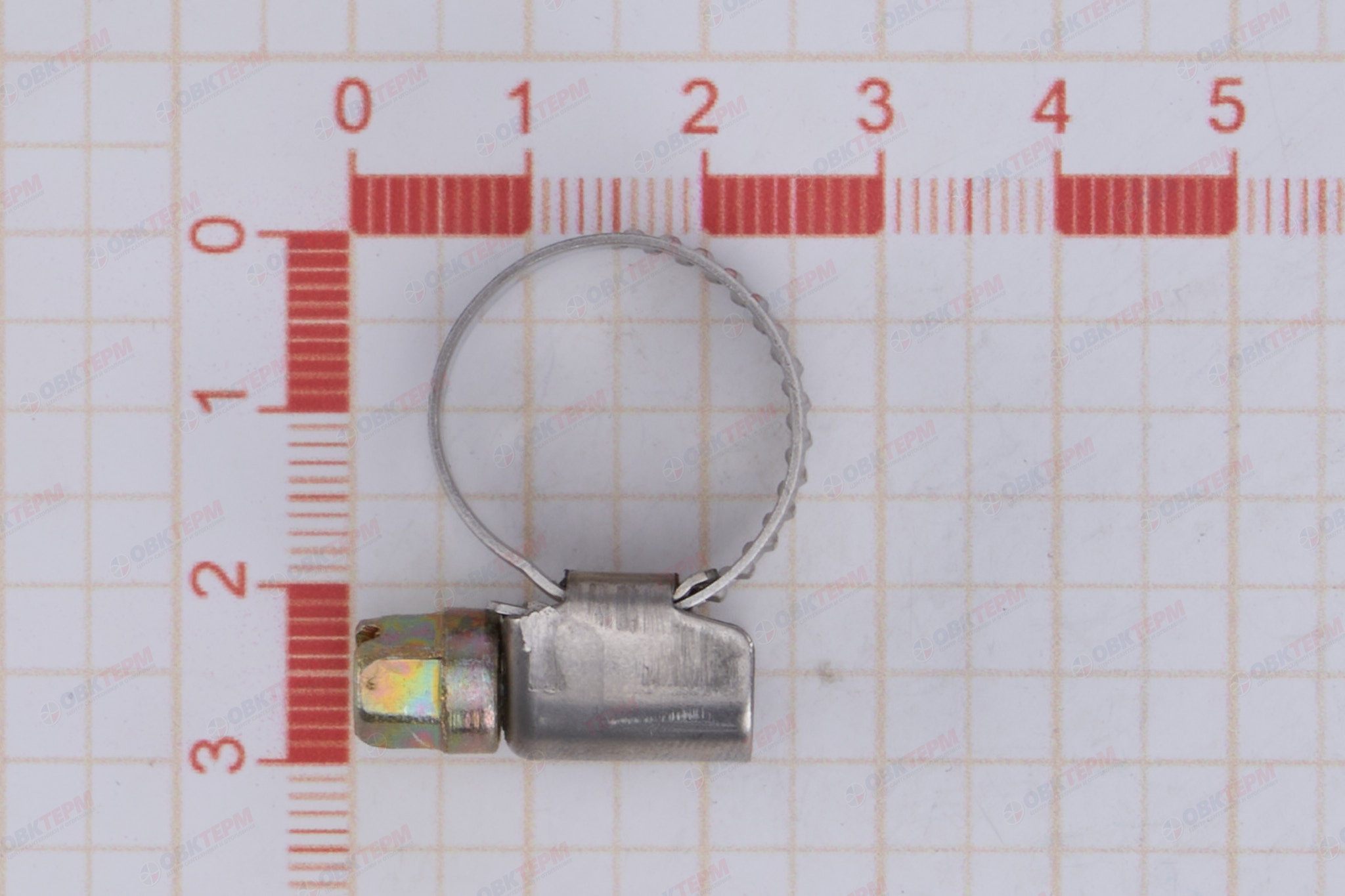 Хомут   10-16  3/8" (под отвёртку)       (100 шт) - миниатюра №6