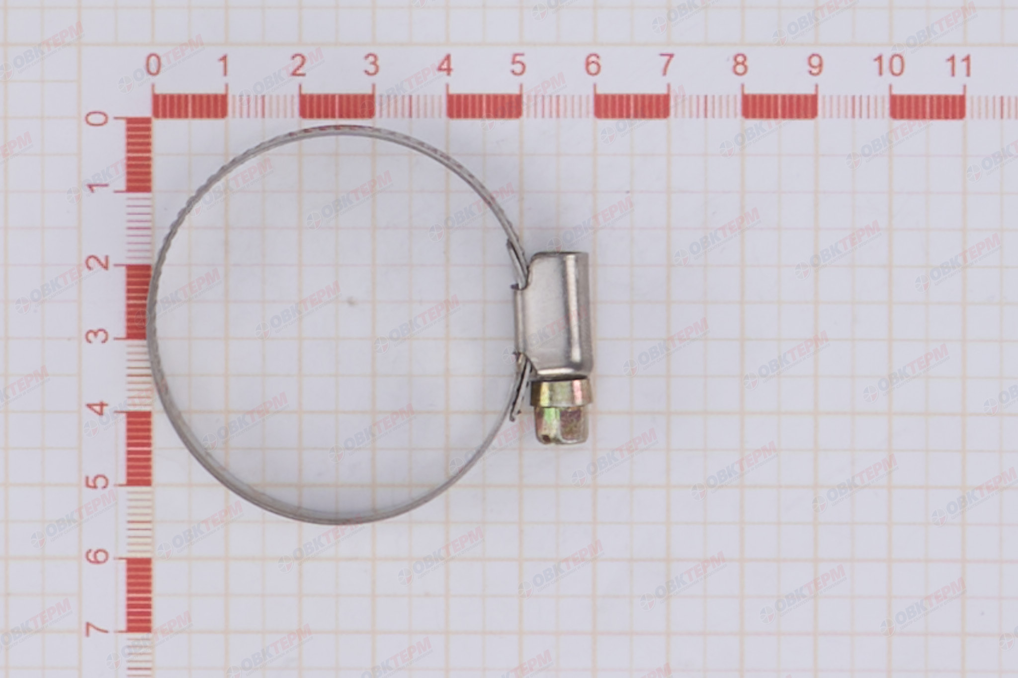 Хомут   32-50  1 1/2" (под отвёртку)     (50 шт) - миниатюра №6