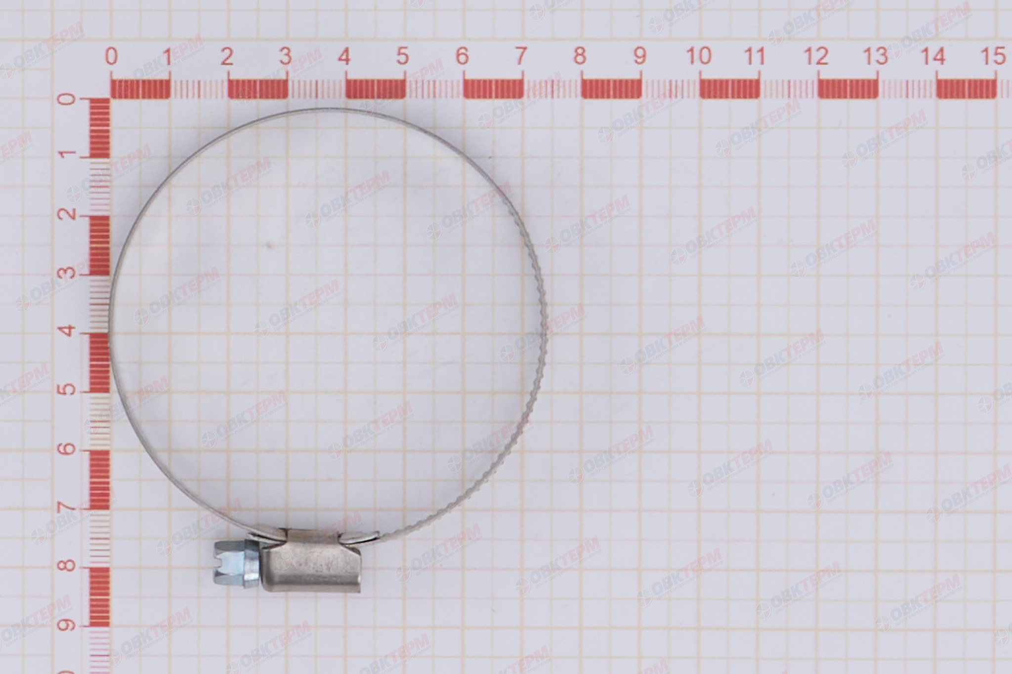 Хомут   50-70  2 1/2" (под отвёртку)      (20 шт) - миниатюра №6
