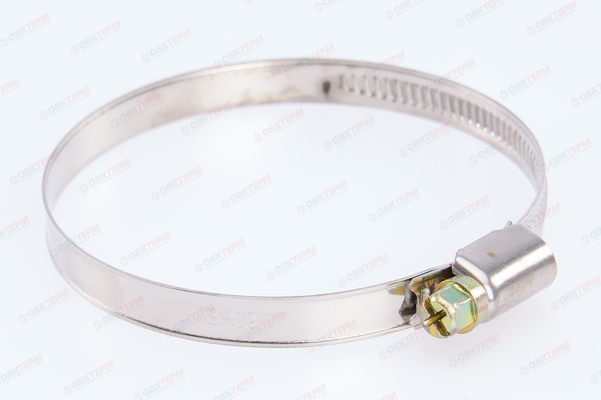 Хомут   60-80  3" (под отвёртку)            (50 шт) - Изображение №1