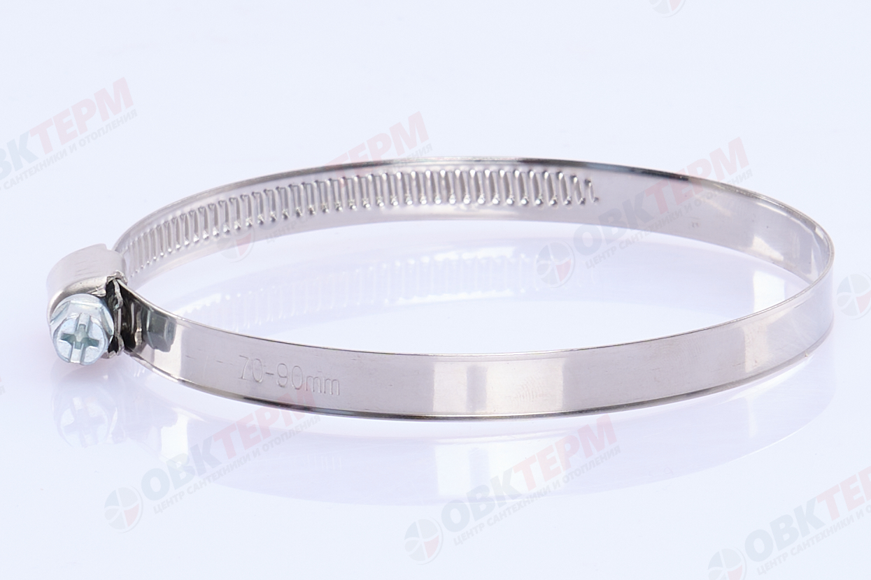 Хомут   70-90  3 1/2" (под отвёртку)      (25 шт) - Изображение №2