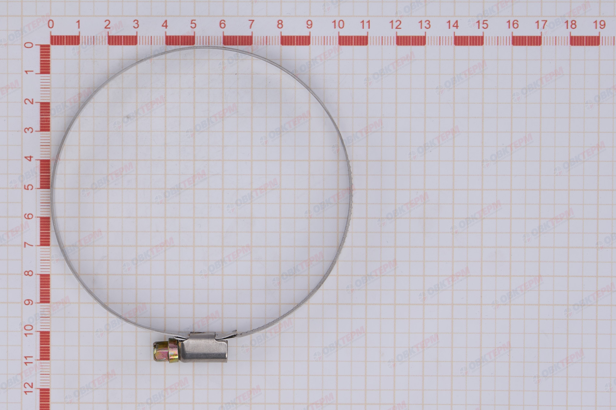 Хомут   80-100  4" (под отвёртку)          (20 шт) - миниатюра №6