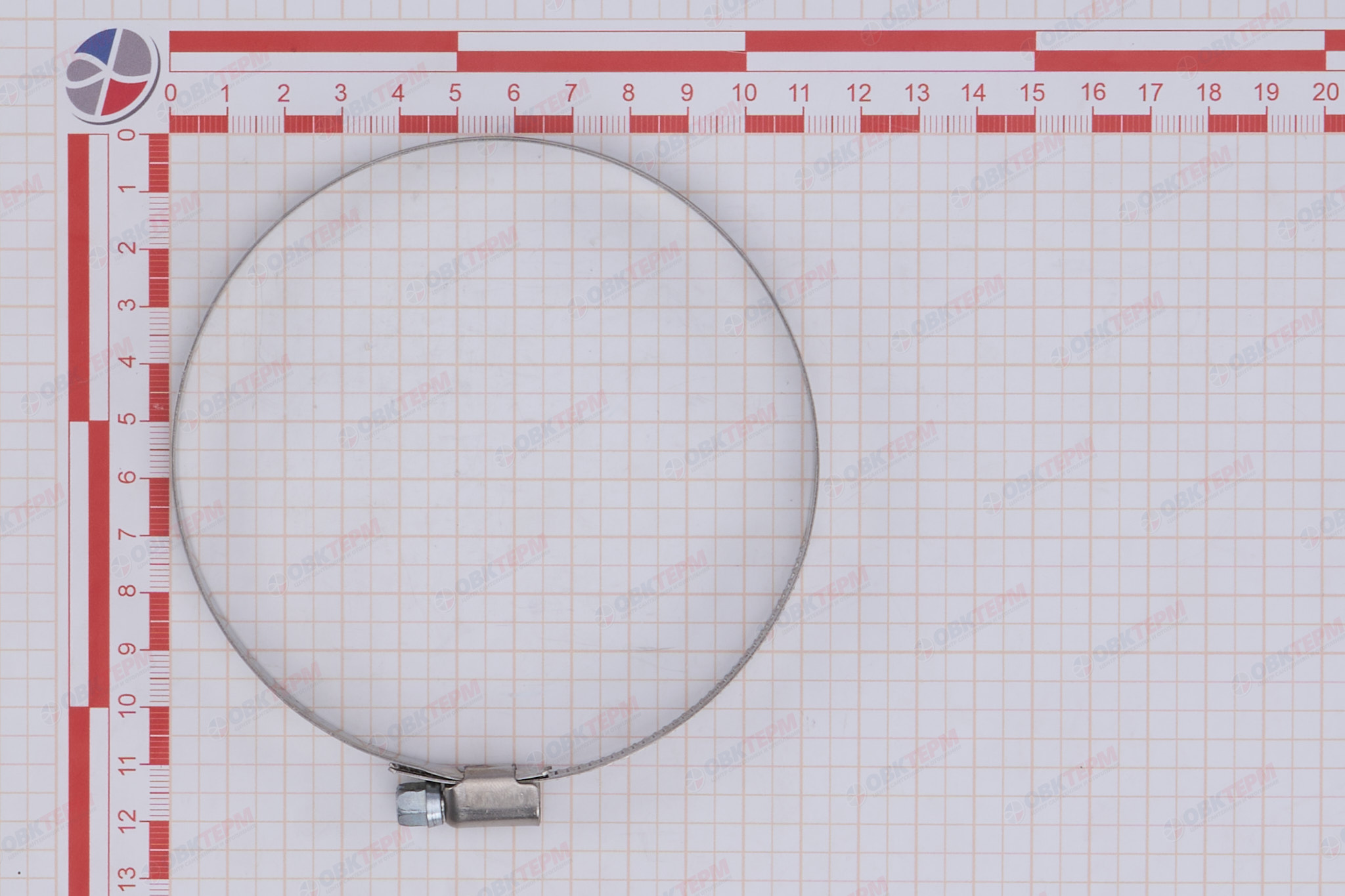 Хомут   90-110  4 1/2" (под отвёртку)     (25 шт) - миниатюра №6