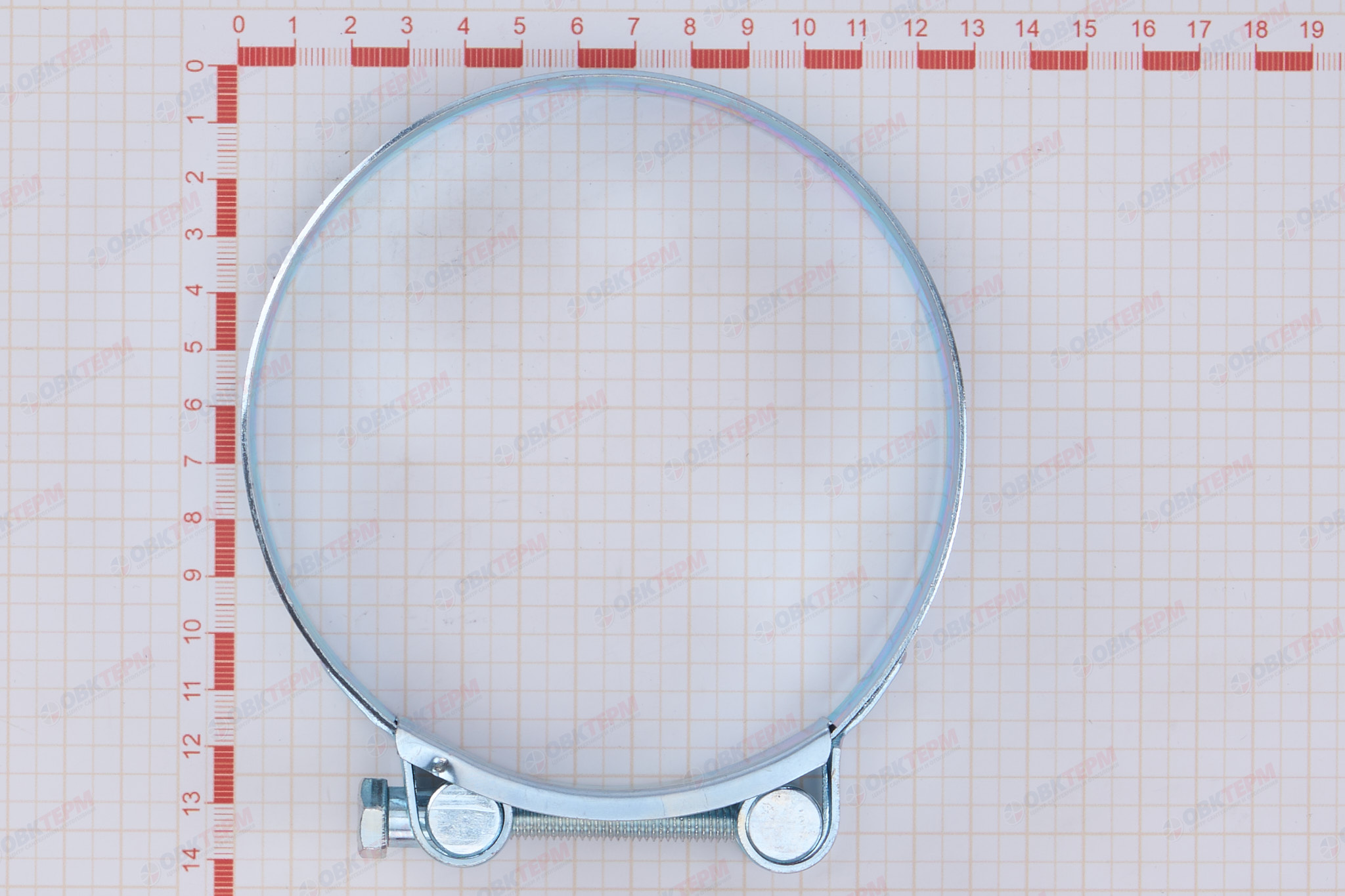 Хомут усил. одноболт.113-121 мм (50 шт/10уп) - Изображение №4