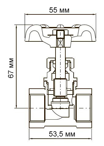 Вентильный кран TIM     3/4"   (20шт/80ящ) - Изображение №2