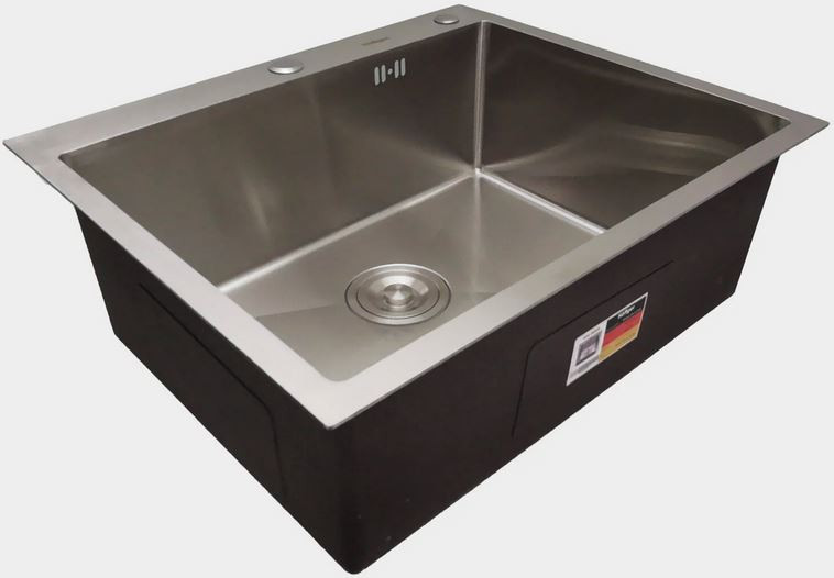 Мойка HOFFGER 6050 SATIN /сифон /1+3мм /600*500*210мм (5шт/ящ) - Изображение №2