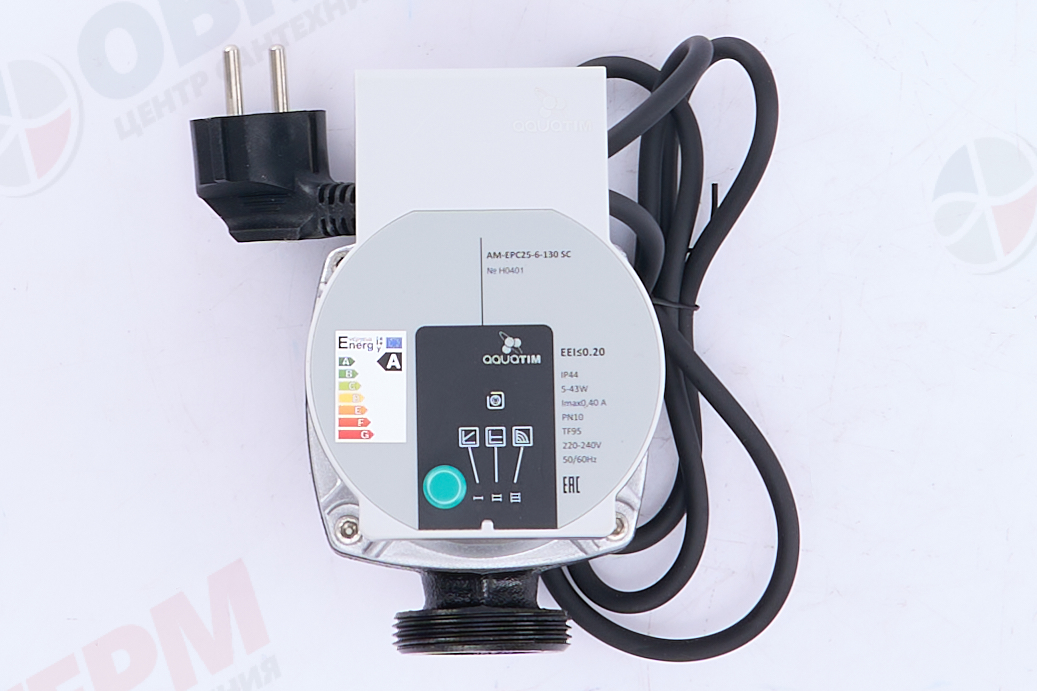 Насос циркуляционный  AM-EPC 25/6-130 SC  TIM  высокоэффективный - Изображение №2