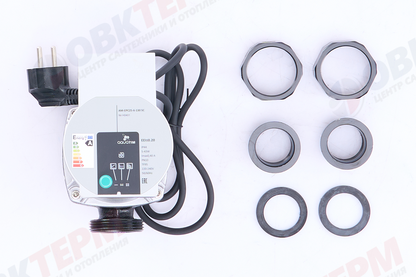 Насос циркуляционный  AM-EPC 25/6-130 SC  TIM  высокоэффективный - Изображение №5