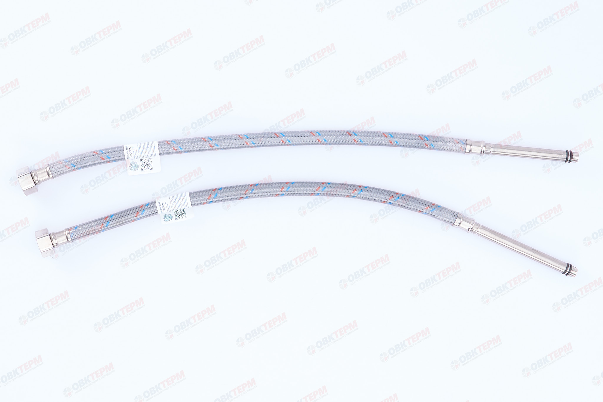 Шланг   1/2" игла,  в силикон. обмотке (пара)  ДЛИННЫЕ ИГЛЫ   60 см М10  "OVERCON"  (50шт/ящ) - Изображение №3