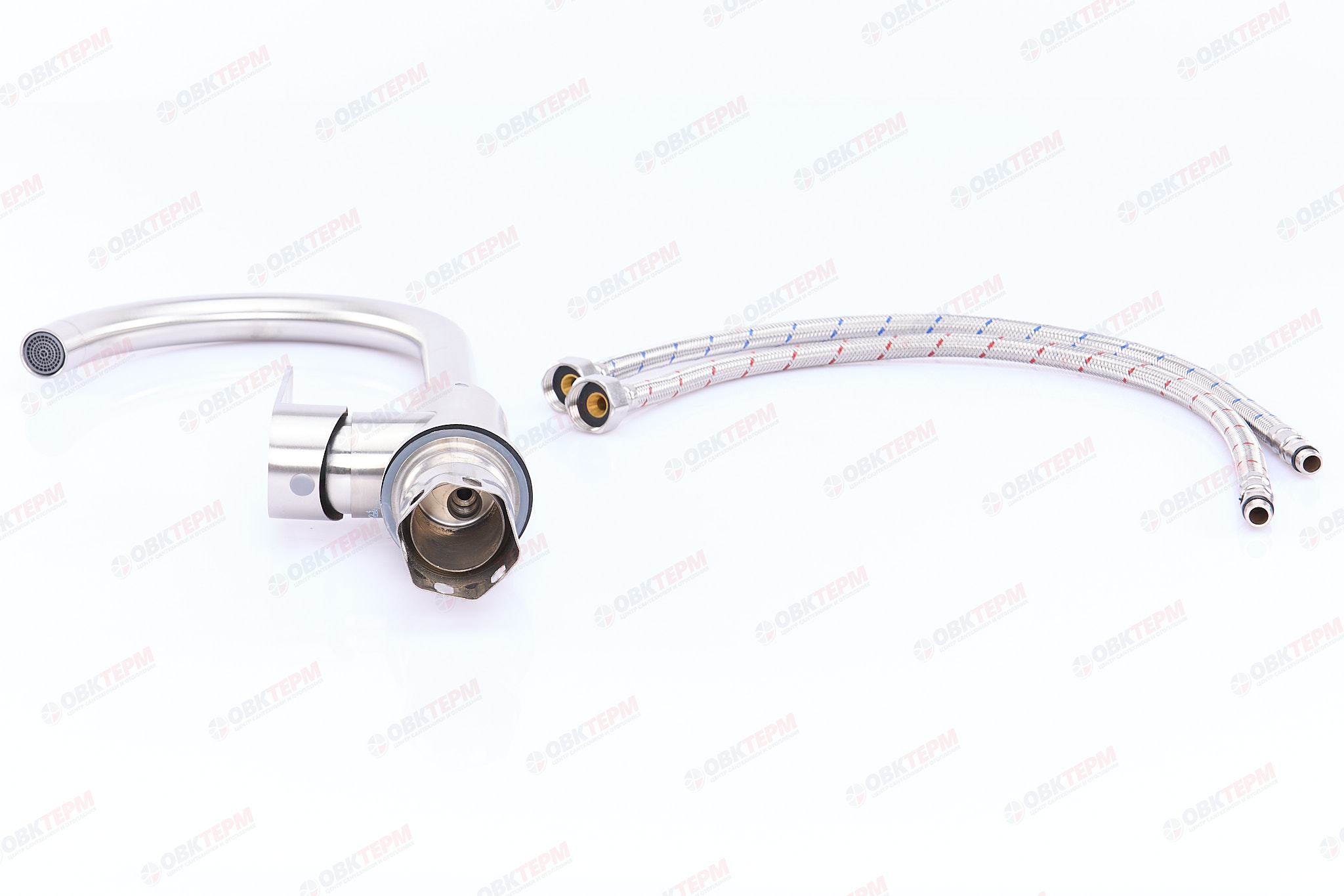 Смеситель д/кухни нерж/сталь ZERIX - FOX-011 10 шт/ящ - миниатюра №5