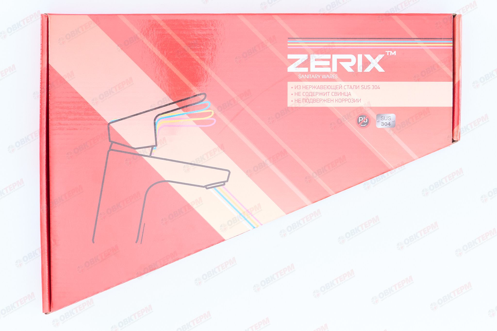 Смеситель д/кухни нерж/сталь ZERIX - FOX-011 10 шт/ящ - миниатюра №7