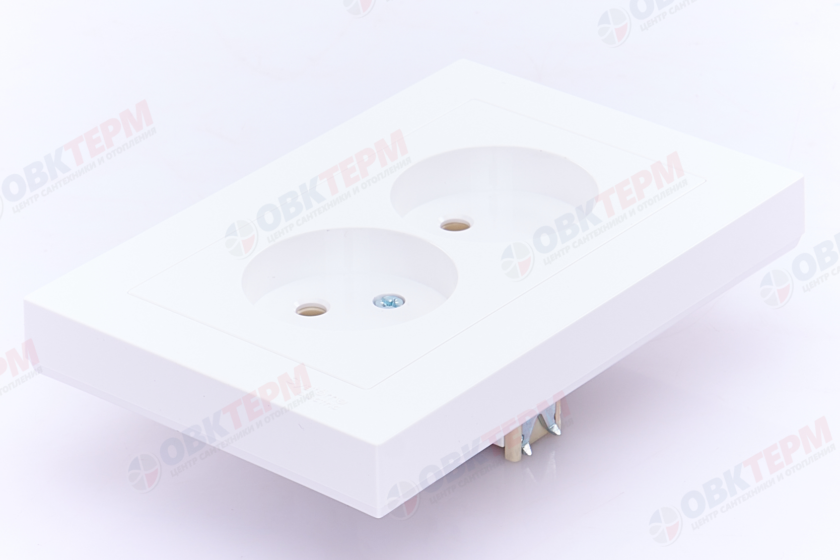 Розетка б/з в сборе двойная 16А Белый AtlasDesign Systeme Electric - миниатюра №7