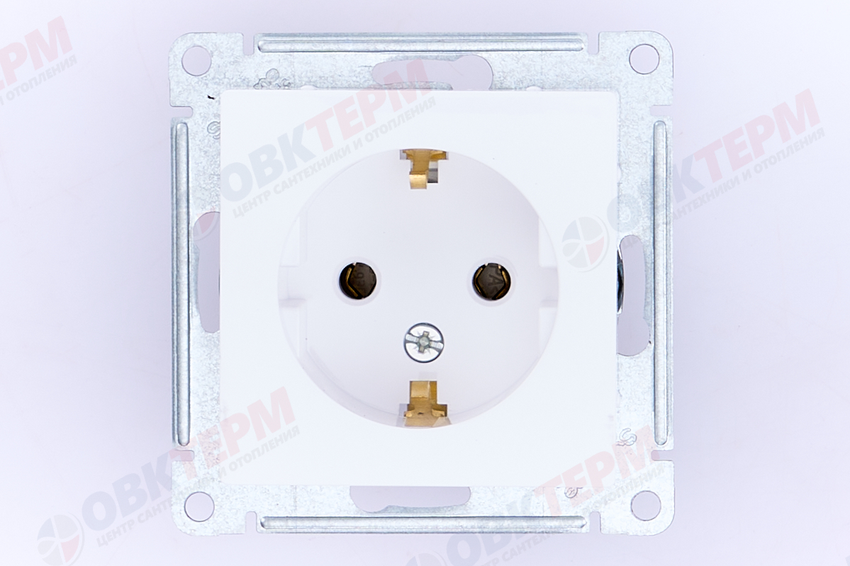 Розетка с/з 16А механизм Белый AtlasDesign Systeme Electric - миниатюра №7