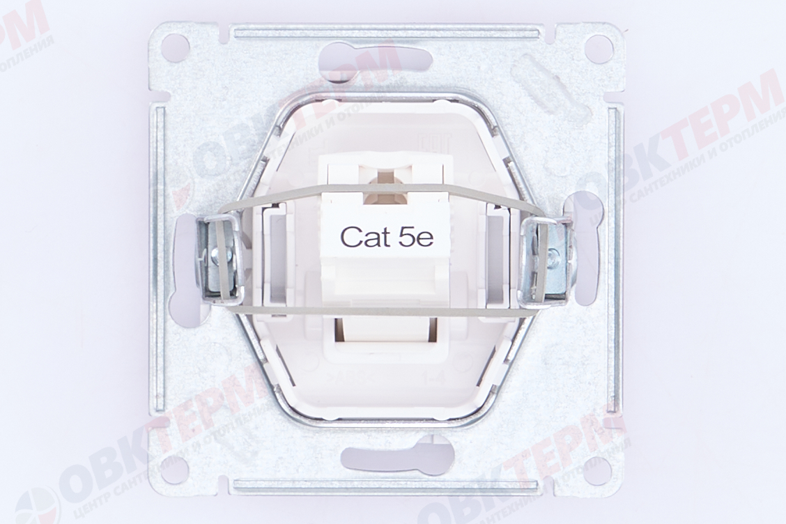 Розетка компьютерная RJ45 механизм Белый AtlasDesign Systeme Electric - миниатюра №7