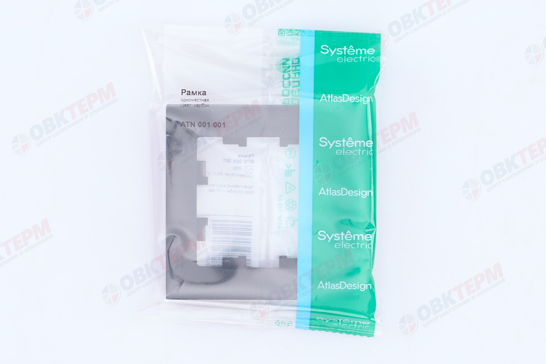Рамка 1-м Карбон AtlasDesign Systeme Electric - миниатюра №8