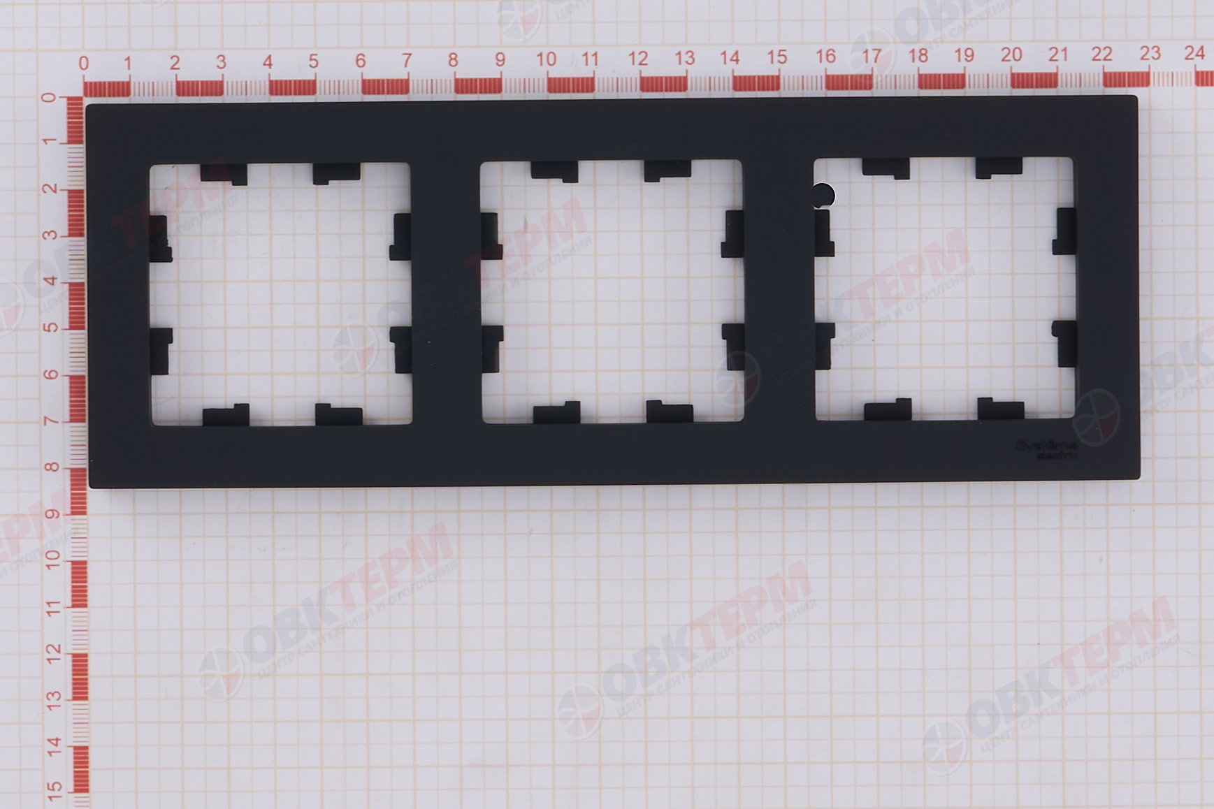 Рамка 3-м Карбон AtlasDesign Systeme Electric - миниатюра №7