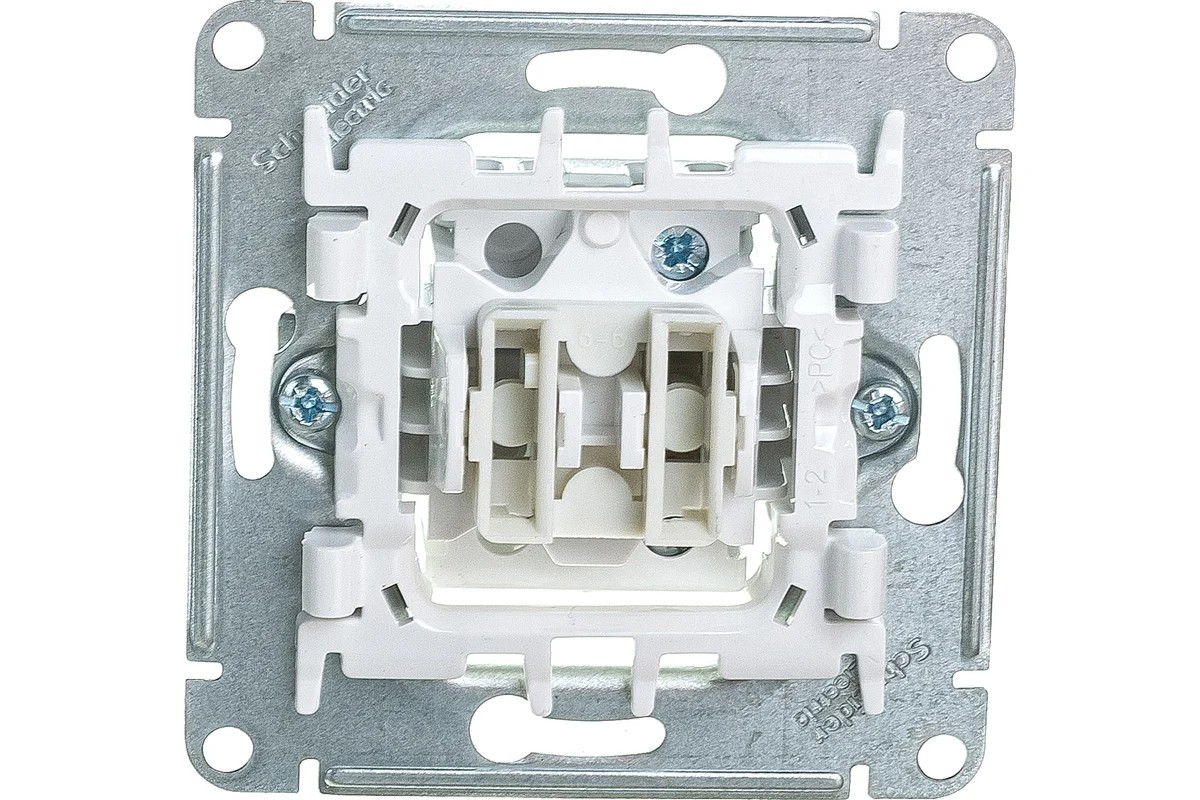 Выключатель 1-клавишный механизм сх.1 10АХ Карбон AtlasDesign Systeme Electric - Изображение №2