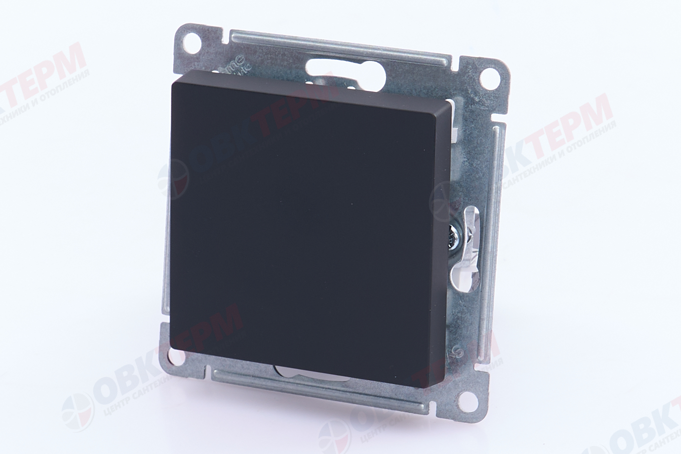 Выключатель 1-клавишный механизм сх.1 10АХ Карбон AtlasDesign Systeme Electric - Изображение №2